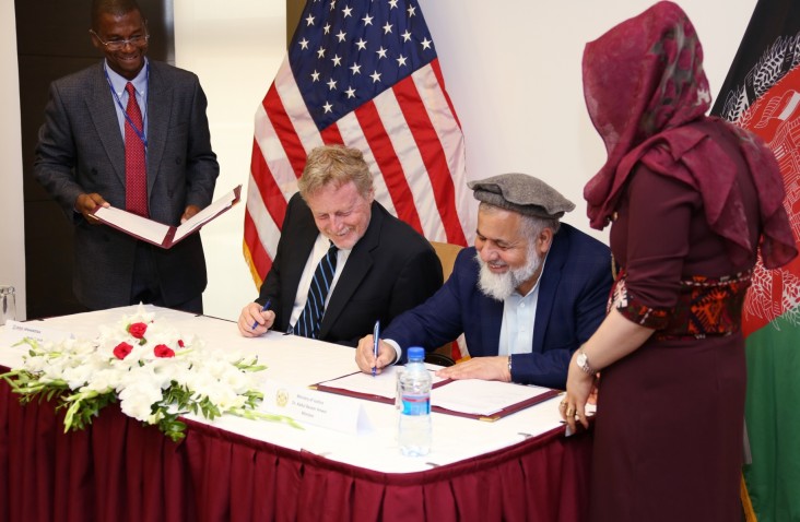 USAID Signs MoU with Ministry of Justice to Improve Access to Services for Afghan People