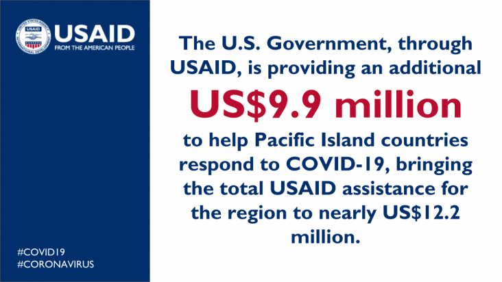 U.S. Government Provides Additional $9.9 Million to Support COVID-19 Efforts in the Pacific Islands Region