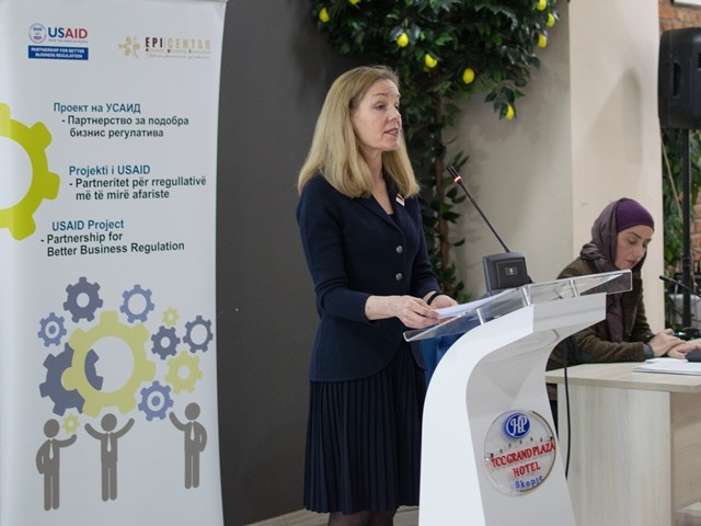 Gretchen Birkle, Acting Country Representative for USAID Macedonia