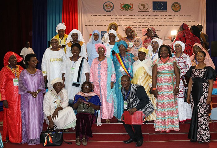 Supporters at the Congress Place in Niamey to launch the G5 Sahel Women's Platform