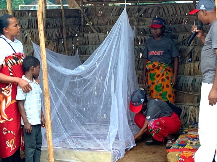 The 1 million new mosquito nets will replace nets that have been damaged and ensure that new households are protected.