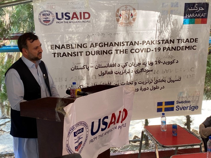 USAID Supports Afghanistan’s Trade by Enabling Compliance with COVID-19 Protocols at Border Posts