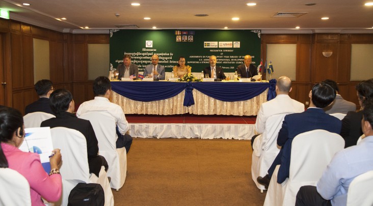 Remarks by Mr. Javier Castano, Acting Deputy Mission Director, USAID/Cambodia, Joint Ceremony with SIDA  to Support the Arbitration Council Foundation