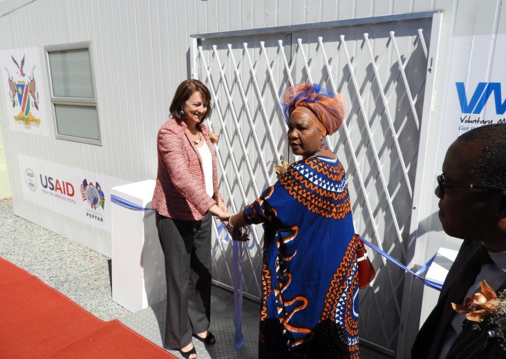 Opening ceremony fro the VMMC clinic in Katutura