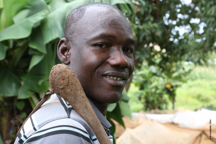 Alassane Berthe, Okra Farmer, Sanoubougou, Mali.  