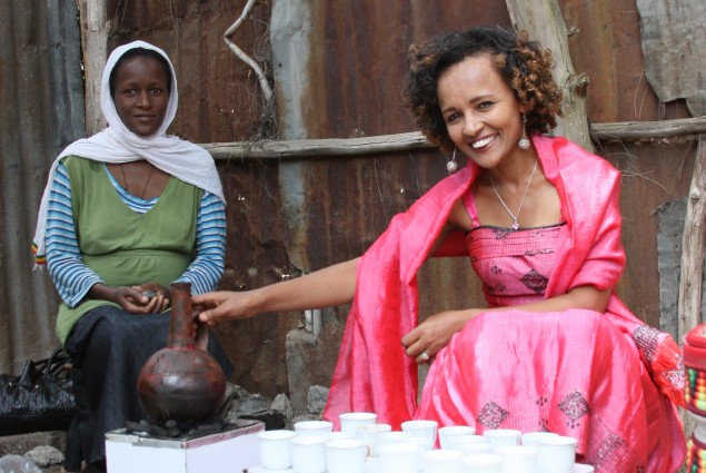 Ubiquitous Ethiopian Coffee Ceremony