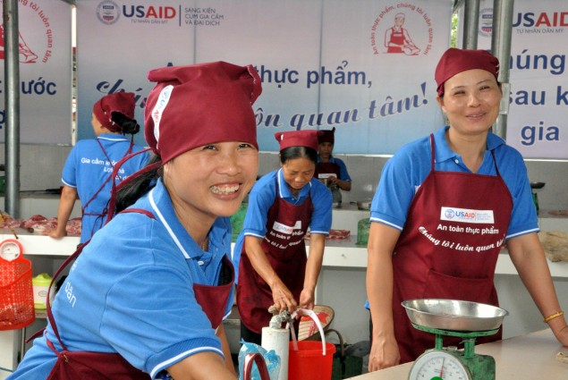 USAID supports hygienic models of meat markets and slaughterhouses to curb spread of disease