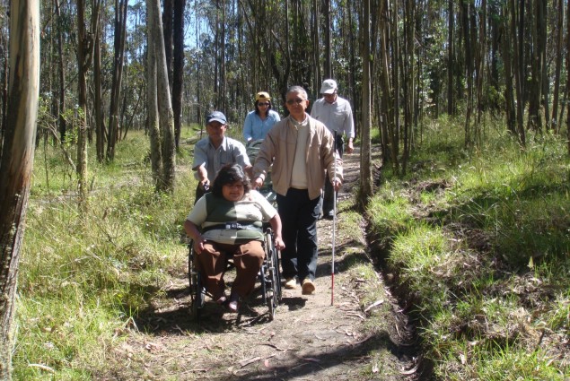 People with Differing Disabilities on Nature Trails 