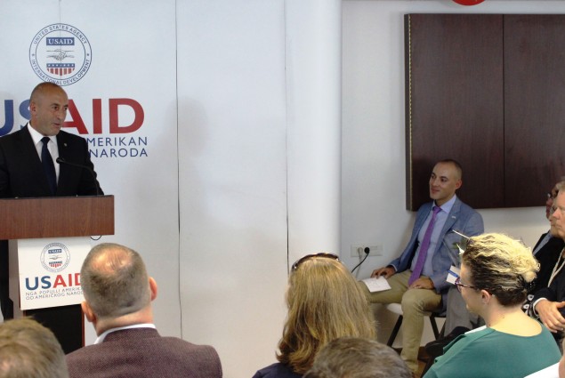 Prime Minister Haradinaj speaks about USAID's role in Kosovo