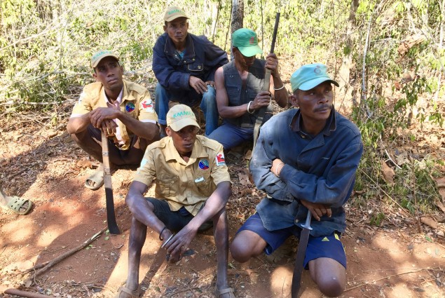 Community rangers in Menabe