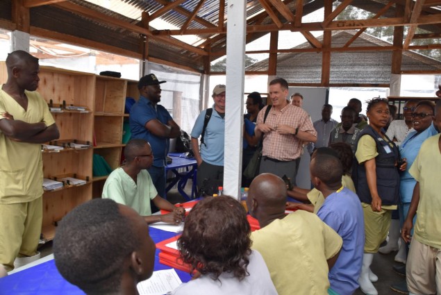The Administrator was truly impressed by operations at the Katwa Ebola Treatment Unit. Their resilience after attacks is remarkable and their important work is reducing suffering and helping the fight against the outbreak.