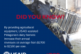 Did you know that by providing agricultural equipment, USAID assisted Pelagonia’s dairy farmers increase their annual revenues on average from $1700 to $2100 per cow?