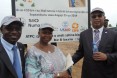 USAID Director (right), WASH Adviser (midlle), and Health Office Director