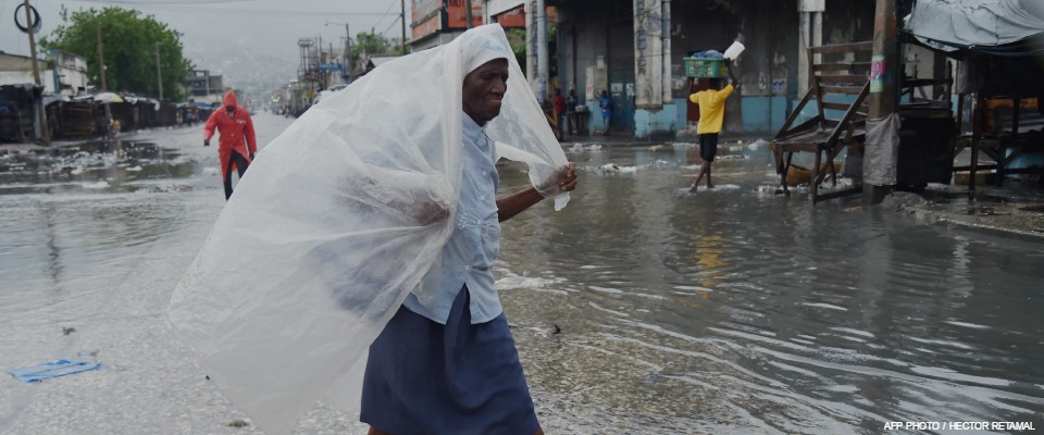 Hurricane Matthew made landfall in southwestern Haiti early Tuesday, crashing ashore as a powerful Category Four storm. 