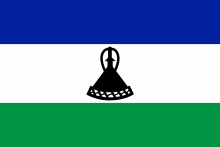 Lesotho Country Flag