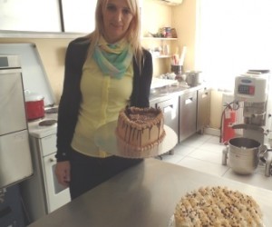Biljana Vicentijevic owns and operates a thriving pastry shop in North Mitrovica.