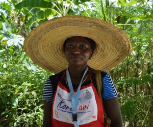 Lucamène Chéry, a food vendor in Haiti.