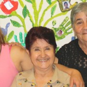 Left to right: Amanda Gallego, Teresita Gaviria and Maria Dolores Londoño