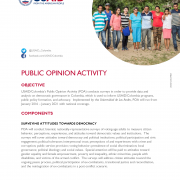 Public Opinion Activity (POA) Fact Sheet