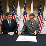 Signing of a Memorandum Of Understanding Between USAID and Knights of Columbus