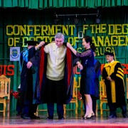 Holy Name University in Bohol Confers Honorary Degree on U.S. Ambassador Sung Kim