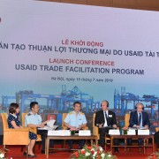 A panel discussion on trade facilitation.