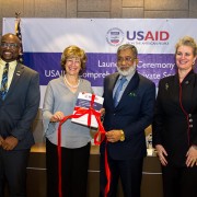 Deputy Administrator Bonnie Glick unveils USAID's Comprehensive Private Sector Assessment in Dhaka.