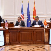 Signing of the MoU at the Government of Macedonia