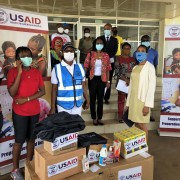 USAID Donates Non-Medical and Assorted Anti-Coronavirus Materials to Government of Liberia
