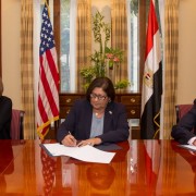 U.S. Ambassador Beecroft and USAID Mission Director Sherry F. Carlin announced providing $50,000 to the Egyptian Red Crescent to help the people affected by recent flooding in Egypt.