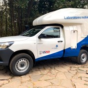 The new mobile laboratory will support the surveillance of and response to infectious disease outbreaks in Madagascar