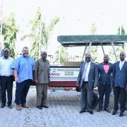 On March 21, 2019, Andrew Karas, Chargé d’Affaires, a.i., handed over to the Rufiji and Wami Ruvu Water Basin Boards equipment and assessment tools to monitor and sustainably manage water resources.