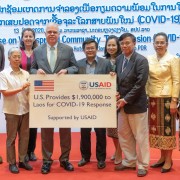 U.S. Ambassador Dr. Peter M. Haymond announced additional funding of nearly $2 million from the United States in support of the Lao PDR in response to the global spread of the novel coronavirus disease COVID-19