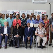 Presentation of Certificates to Participants of the USAID Ready Project Management  Course in Suva