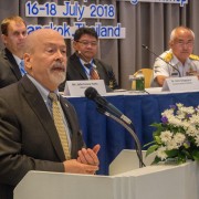 Richard Goughnour opens the USAID Oceans planning workshop in Bangkok.