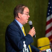 U.S. Embassy Chargé d’Affaires a.i. David Young delivers remarks at Let’s Read Materials Handover