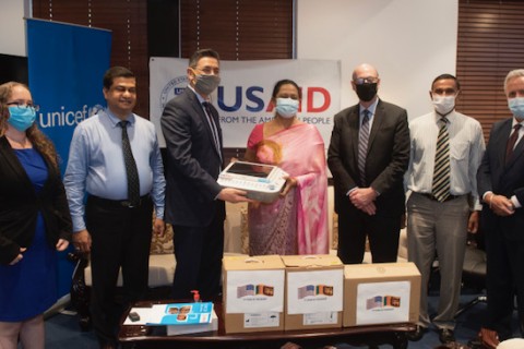 USAID provides critical equipment to Sri Lanka's Ministry of Health, supporting high-risk COVID-19 patients requiring maternal and neonatal care.