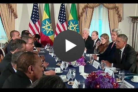 President Obama Meets with the Prime Minister of Ethiopia
