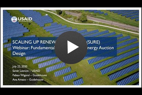 Fundamentals of Renewable Energy Auction Design