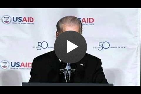 Vice President Joe Biden at the USAID 50th Anniversary Event