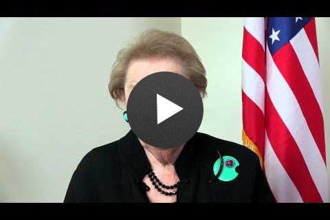 Former Secretary of State Madeleine Albright recognizes USAID's positive impact