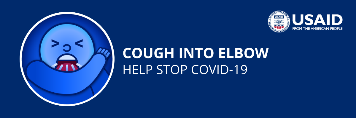 Coughing into your elbow can stop the spread of germs from reaching other surfaces and people! Practice this tip to keep you and your loved ones safe.