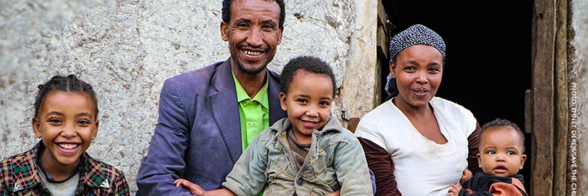 Image of family in Ethiopia