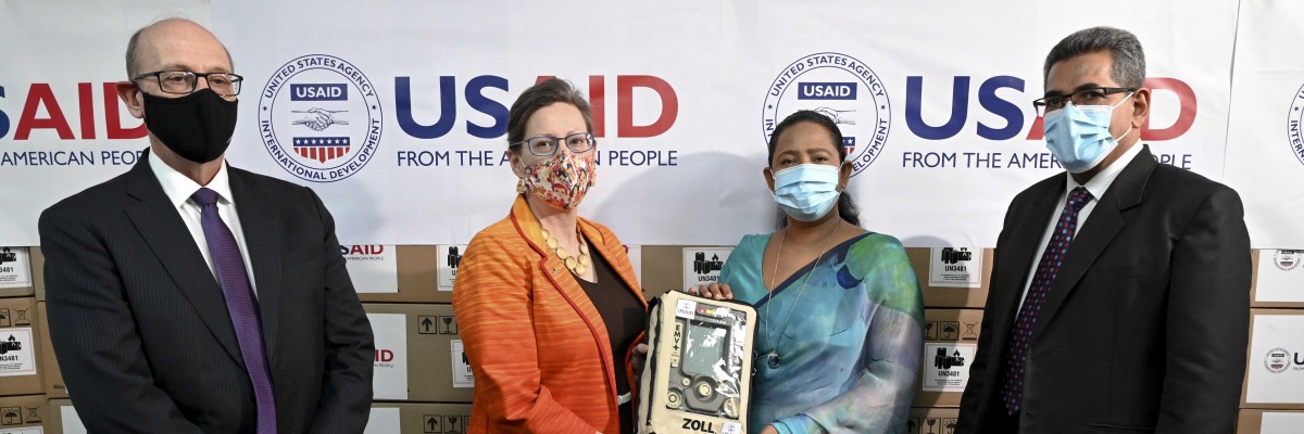 USAID handed over 200 ventilators to Sri Lanka's Ministry of Health to fight COVID-19