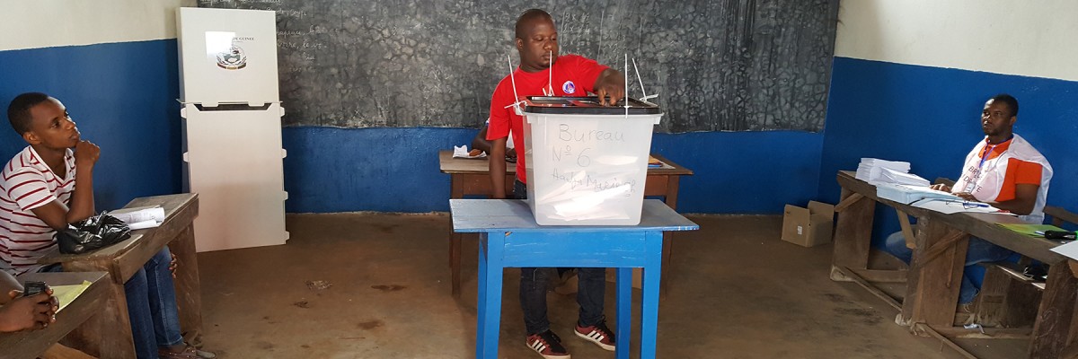 USAID focuses on strengthening the electoral process and encouraging greater voter participation, particularly among youth and women in Guinea.