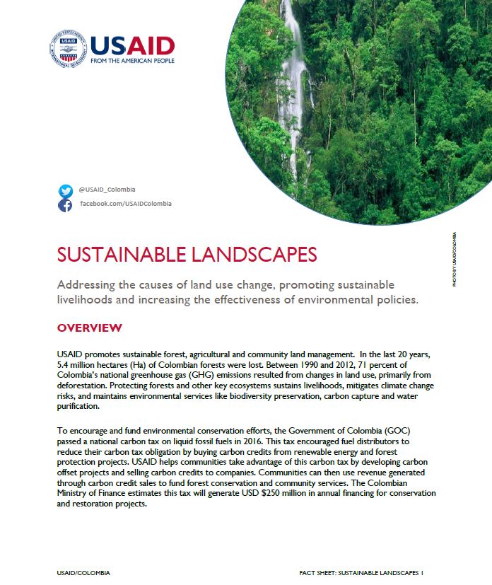 Sustainable Landscapes Fact Sheet