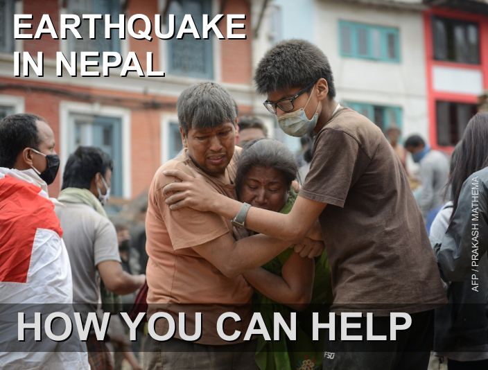 Earthquake in Nepal: How You Can Help. Credit: AFP / Prakash Mathema