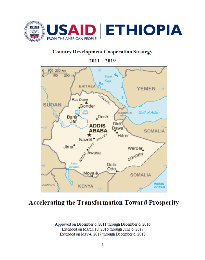 Ethiopia Country Development Cooperation Strategy 2011 – 2019