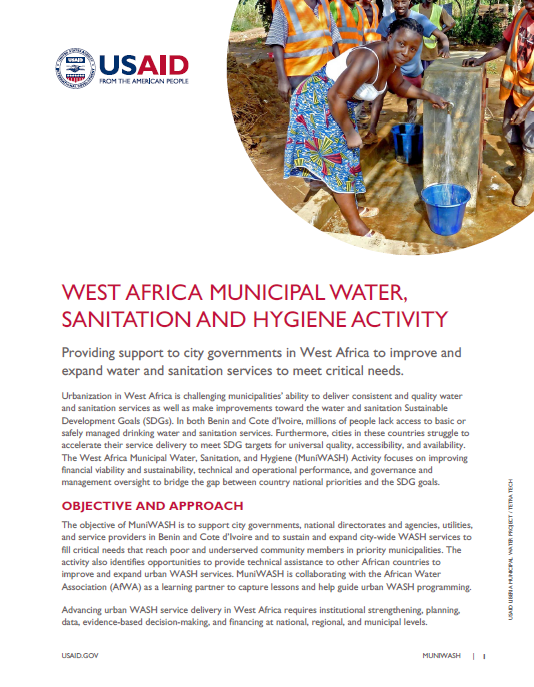 West Africa Municipal Water, Sanitation and Hygiene Activity