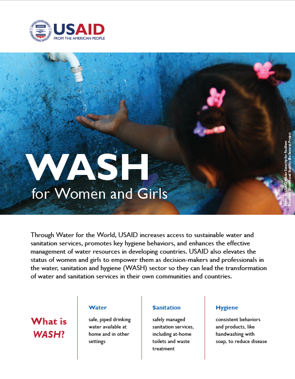 WASH for Women and Girls Fact Sheets